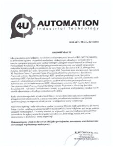 rekomendacje 4U automation