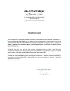 rekomendacje Odlotowe Rzęsy