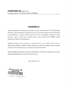 rekomendacje Studio Make-Up Koźlik